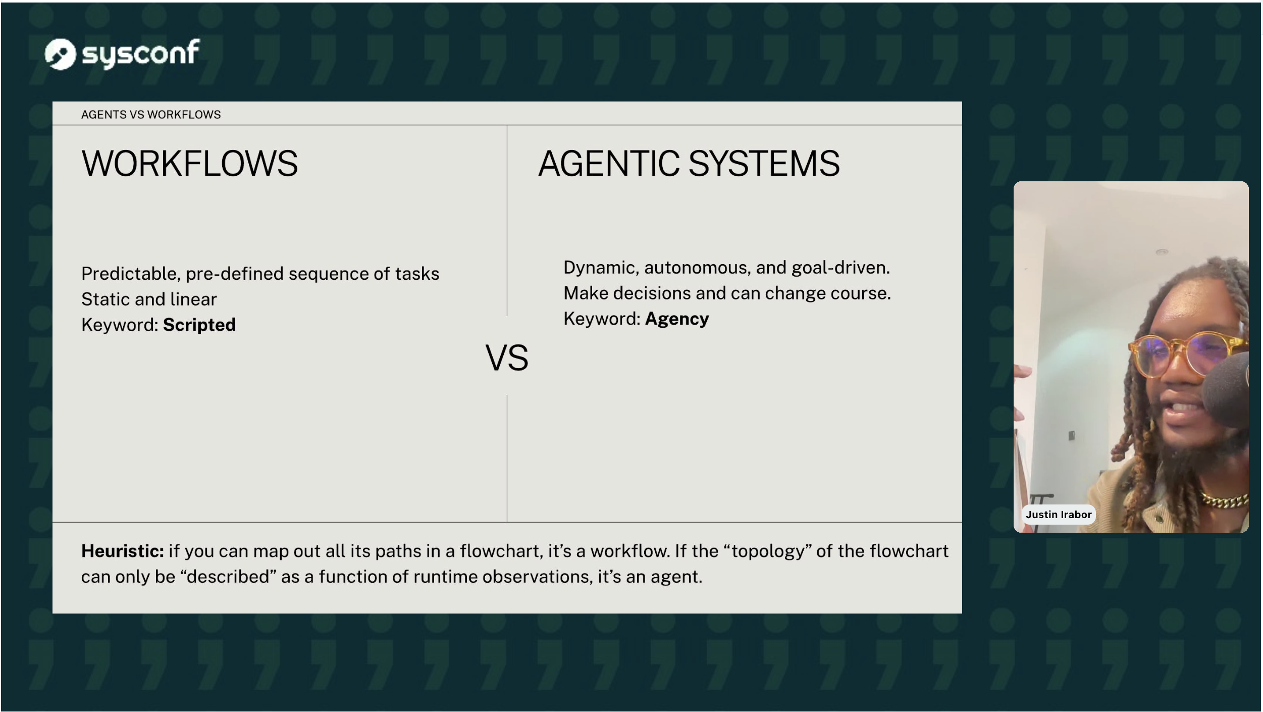 Justin talk about AI agents